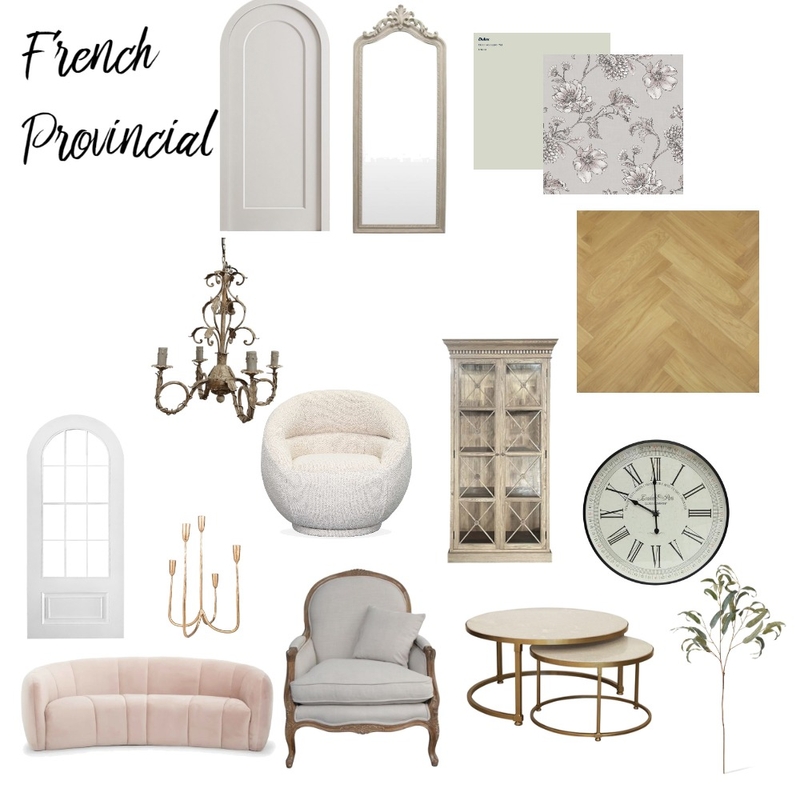 French  Provincial Mood Board by RRM on Style Sourcebook