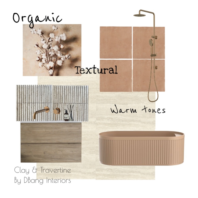 Clay & Travertine Mood Board by Danielle Bang on Style Sourcebook