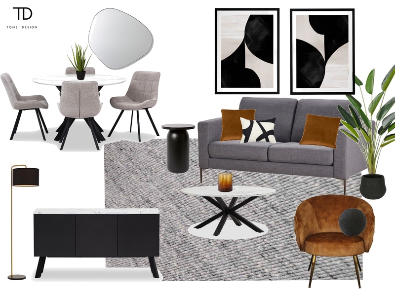 Highpoint Apartment Mood Board by Tone Design on Style Sourcebook