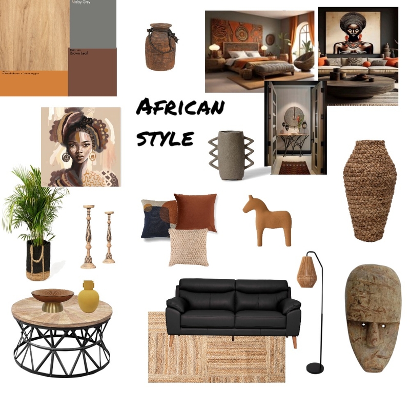 Sam's African Board Mood Board by Sjarn on Style Sourcebook