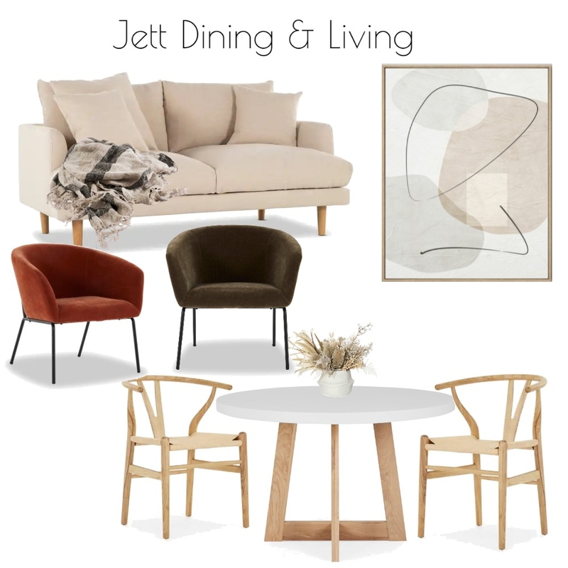 Jett Dining Mood Board by SbS on Style Sourcebook