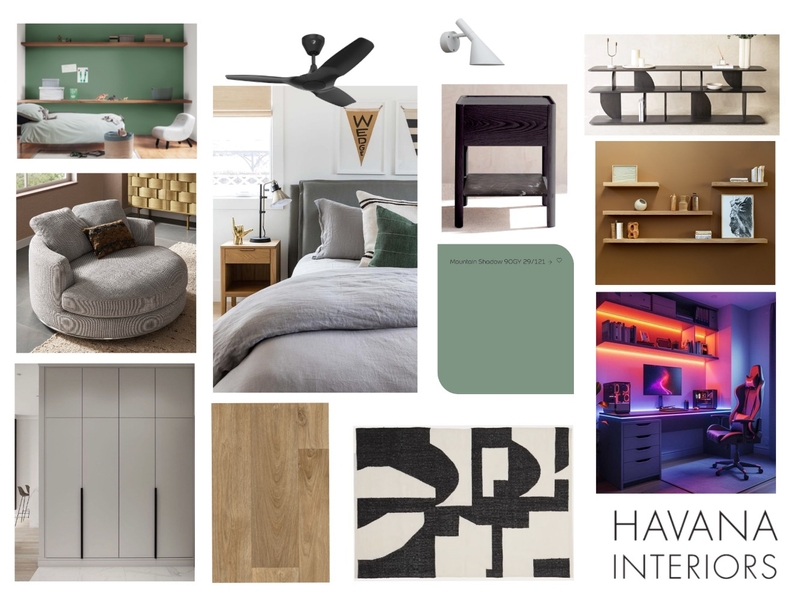 Rians Bedroom Mood Board by Havana Interiors on Style Sourcebook