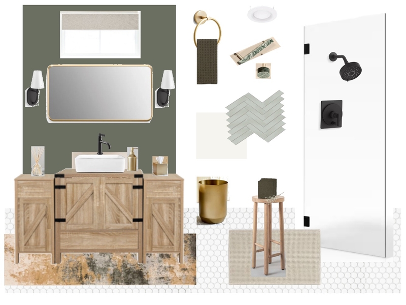 Sample Board Bathroom assignment 9 Mood Board by AlexaWhitehurst on Style Sourcebook