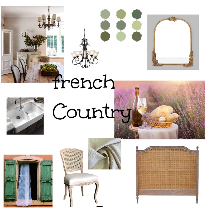 Module 7 French country style Mood Board by Catharina Storer on Style Sourcebook