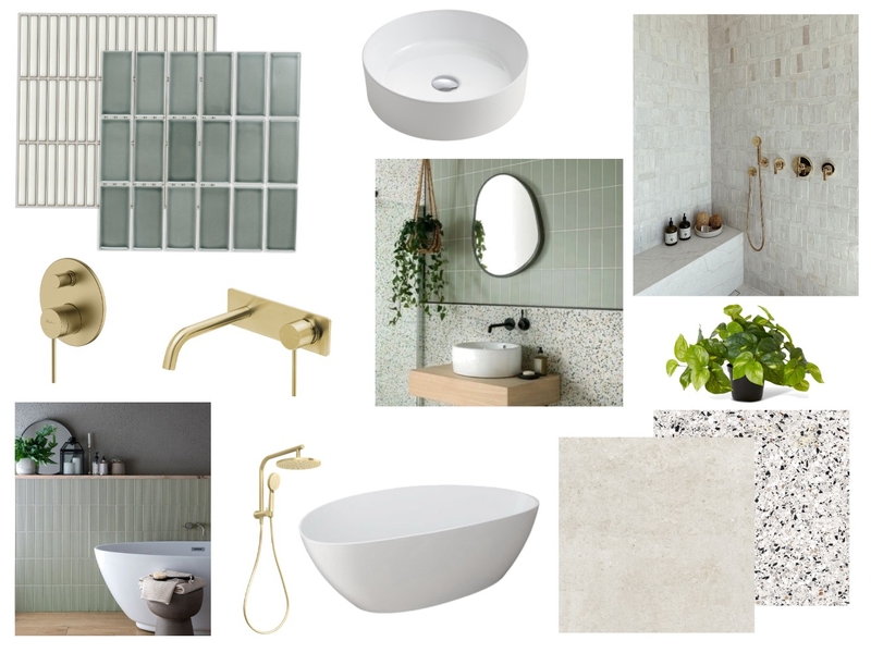 Natural Bathroom Mood Board by Keely Styles on Style Sourcebook