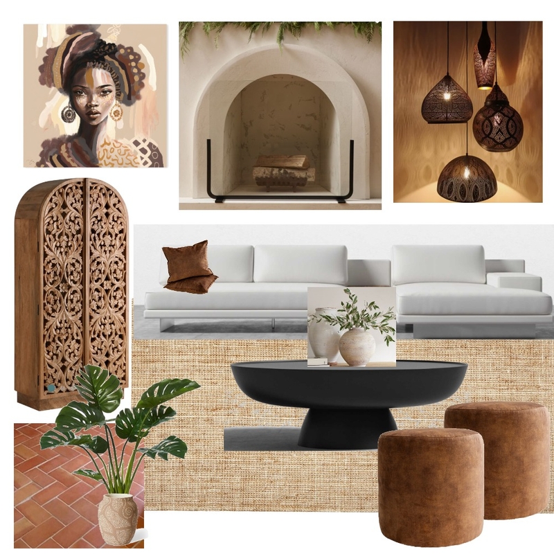 Modern Moroccan Mood Board by Nancy Deanne on Style Sourcebook