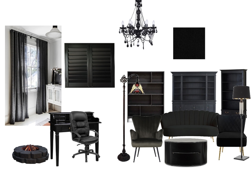 Gothic Library Lounge Mood Board by Edan on Style Sourcebook