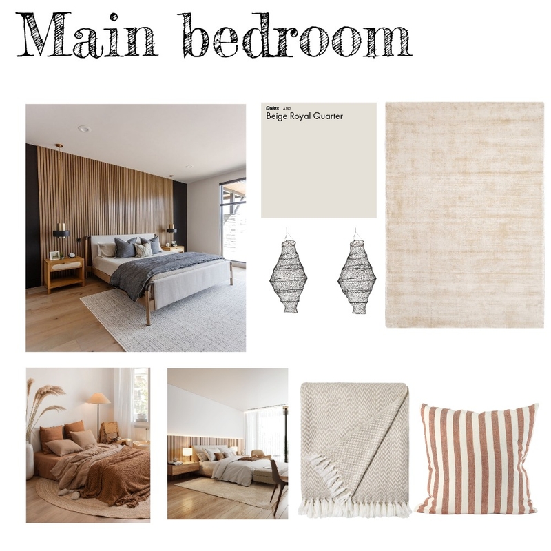 Main bedroom Mood Board by sarahyoungstyling on Style Sourcebook