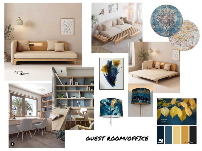 GUEST ROOM Mood Board by Ivlahopoulou@gmail.com on Style Sourcebook