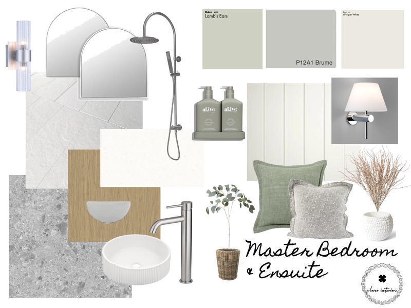 Dalton Master Bedroom and Ensuite Mood Board by CloverInteriors on Style Sourcebook