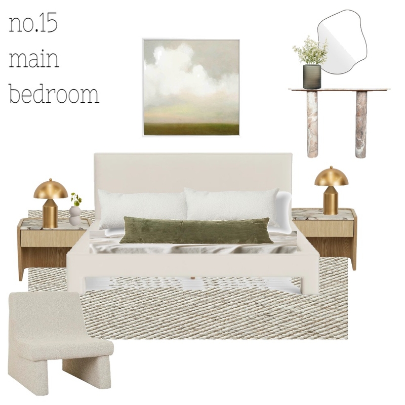 no.15 main bedroom Mood Board by LIZAS on Style Sourcebook