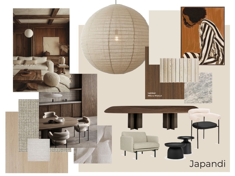 Japandi Mood Board by Kelly Brawn on Style Sourcebook