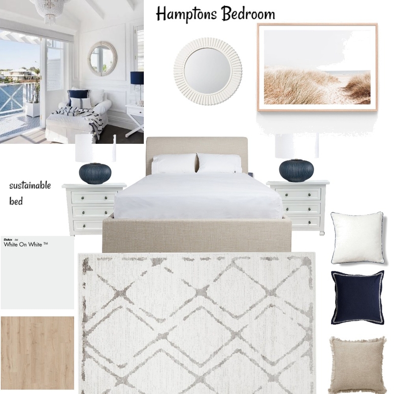 Natural Homes Hamptons Bedroom Mood Board by BriM on Style Sourcebook