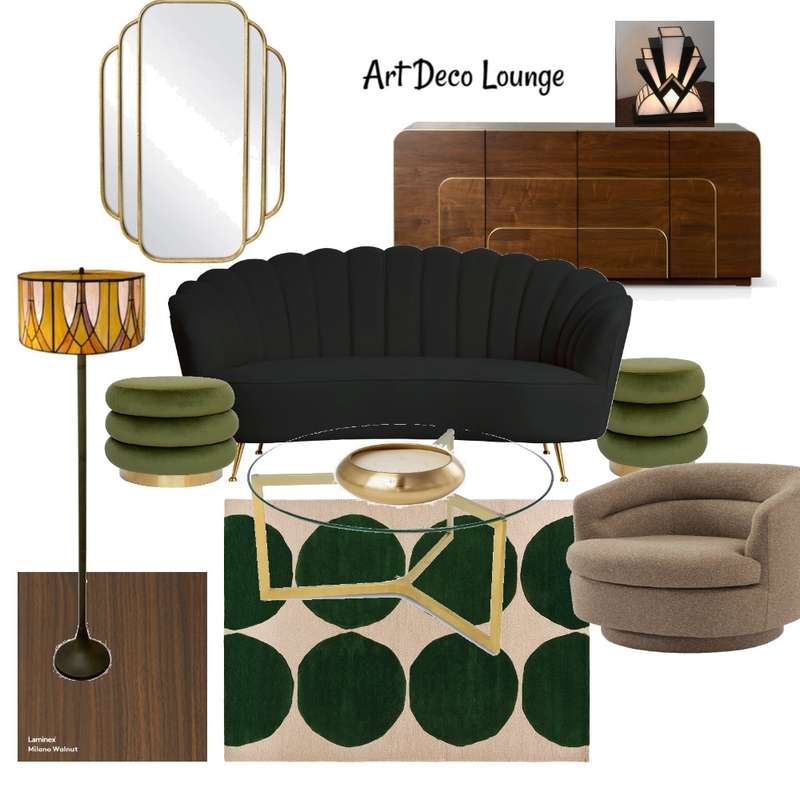 Art Deco Lounge Mood Board by BriM on Style Sourcebook