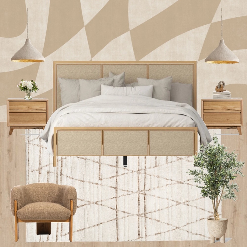 earthy organic bedroom Mood Board by Suite.Minded on Style Sourcebook