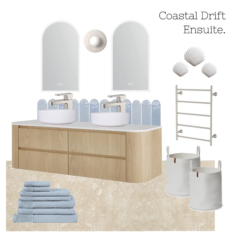 Coastal Drift Ensuite Mood Board by OBNL design on Style Sourcebook