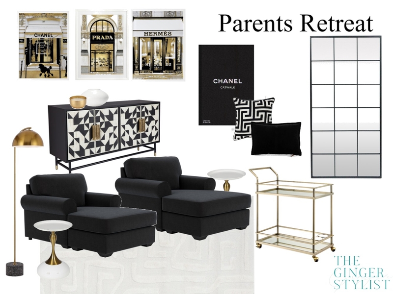 Luxe Parents Retreat Mood Board by The Ginger Stylist on Style Sourcebook