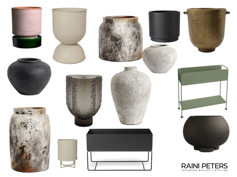 Plants and pots Mood Board by hello@rainipeters.com on Style Sourcebook