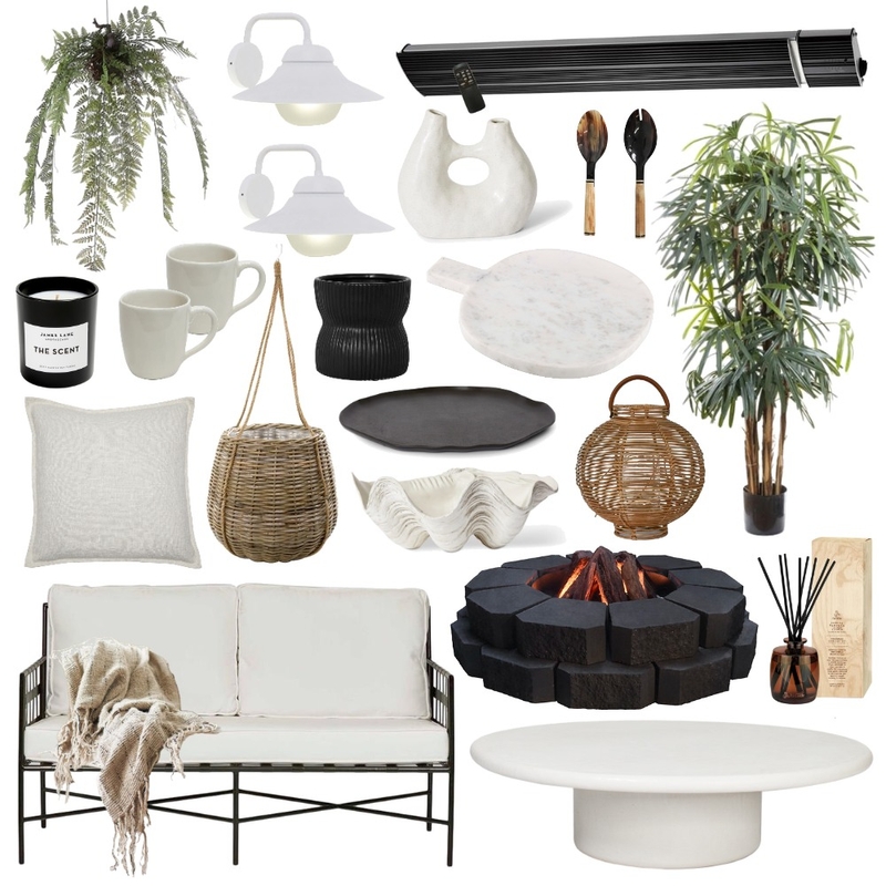 Lush Modern Outdoor Living Area 🪴 Mood Board by Lighting Illusions on Style Sourcebook