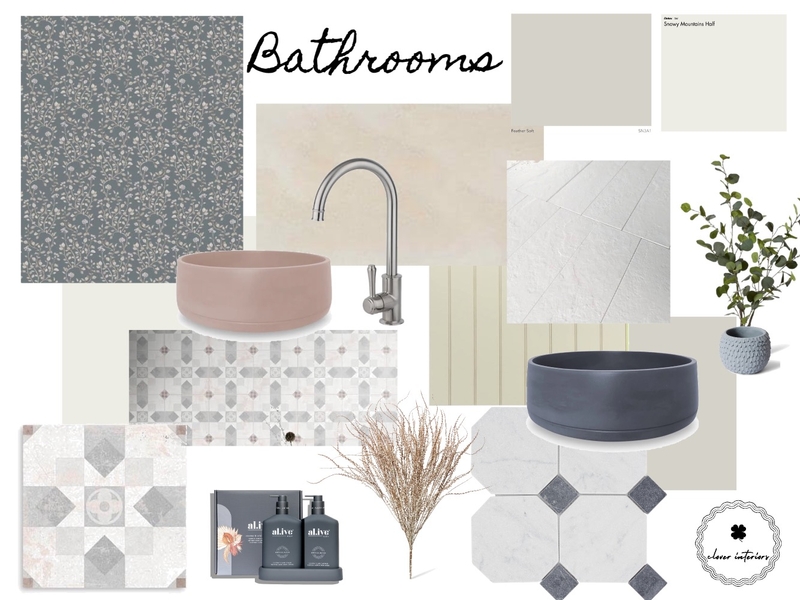 Romsey Road Bathrooms Mood Board by CloverInteriors on Style Sourcebook