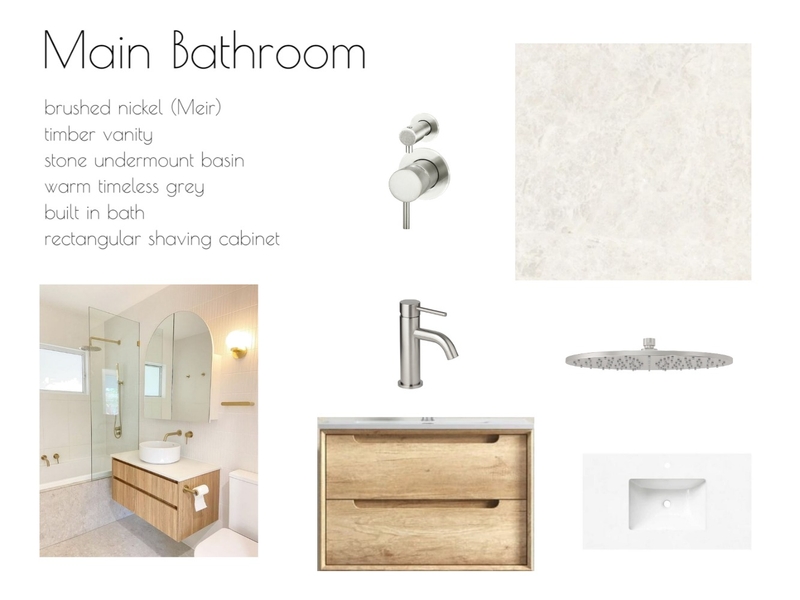 Main Bathroom Mood Board by laurenw17 on Style Sourcebook