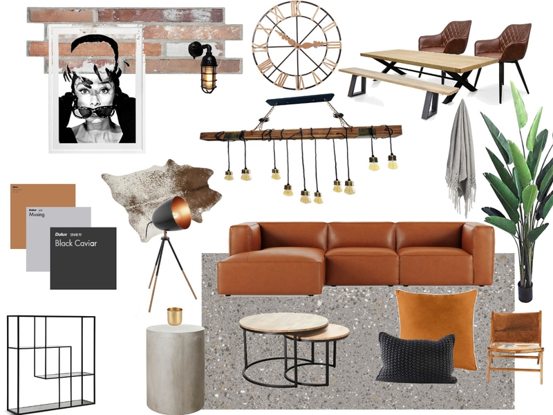 Industrial mood board Mood Board by CMAGAZZU on Style Sourcebook