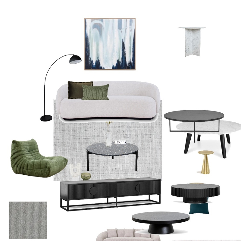 cleo sofa gatsby living room upstairs brighton plush couch green chairj diff coffee table charcoal brown cushion v2 Mood Board by Efi Papasavva on Style Sourcebook