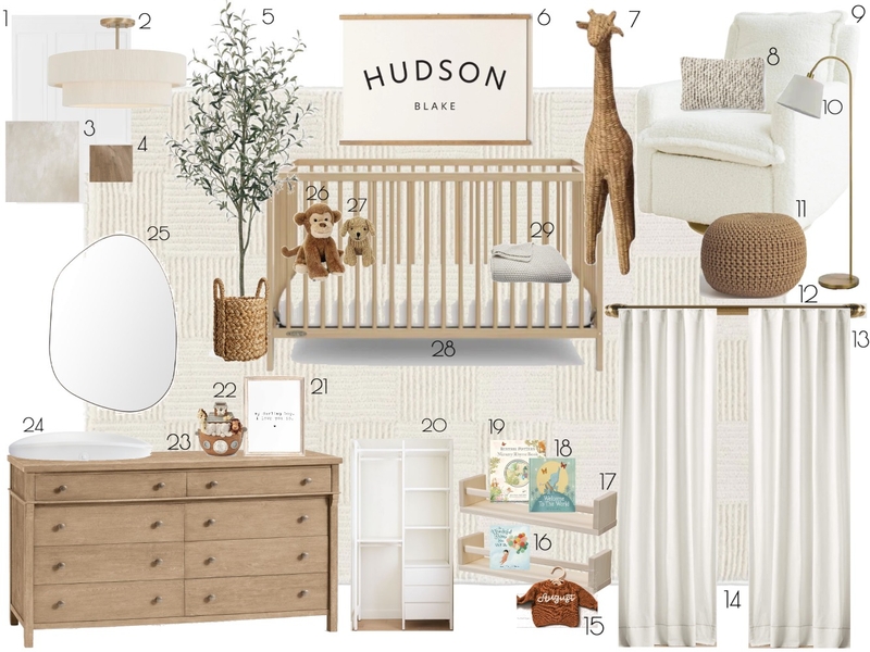 Nursery Sample Board 2 Mood Board by kaileeek on Style Sourcebook