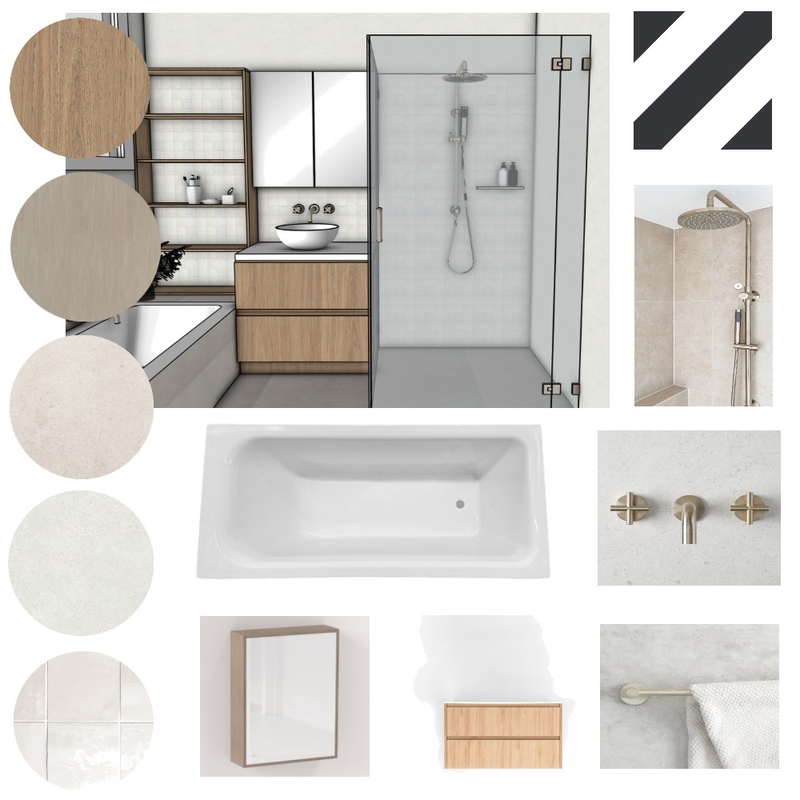 R & R Bathroom White Mood Board by Zayla.Interiors on Style Sourcebook