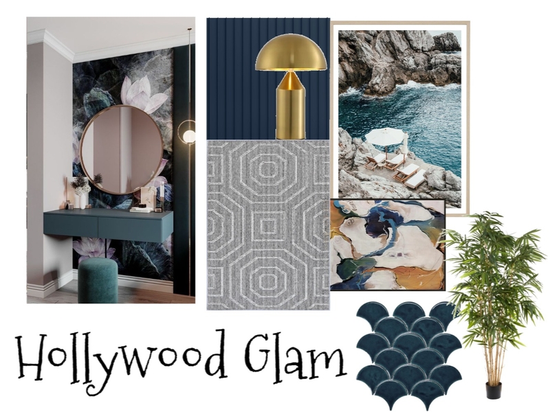 Hollywood Glam design option 2 Mood Board by Rekha0220 on Style Sourcebook