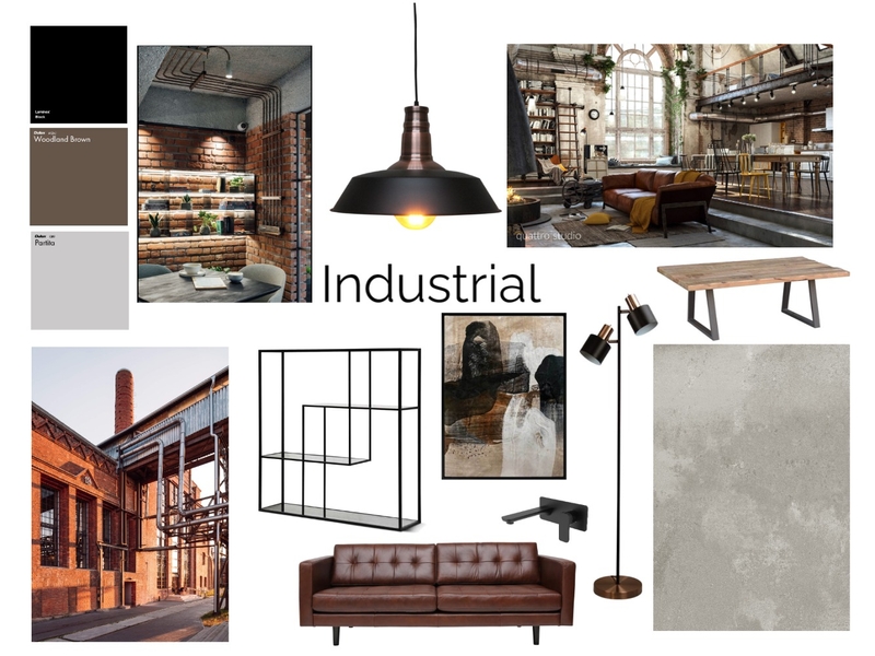 Industrial Design Style Mood Board Mood Board by PetaMichael on Style Sourcebook