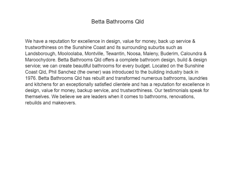 Betta Bathrooms Qld Mood Board by Betta Bathrooms Qld on Style Sourcebook