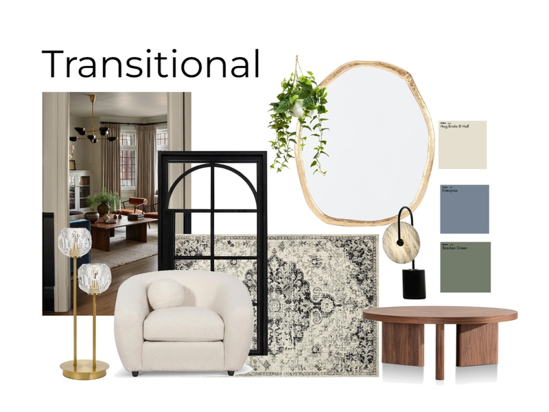 Transitional design style Mood Board by SamanthaEberhart on Style Sourcebook