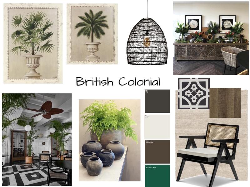 British Colonial Mood Board by Danielle02 on Style Sourcebook