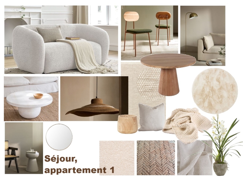 Séjour, appartement 1 Mood Board by MiaKarim on Style Sourcebook