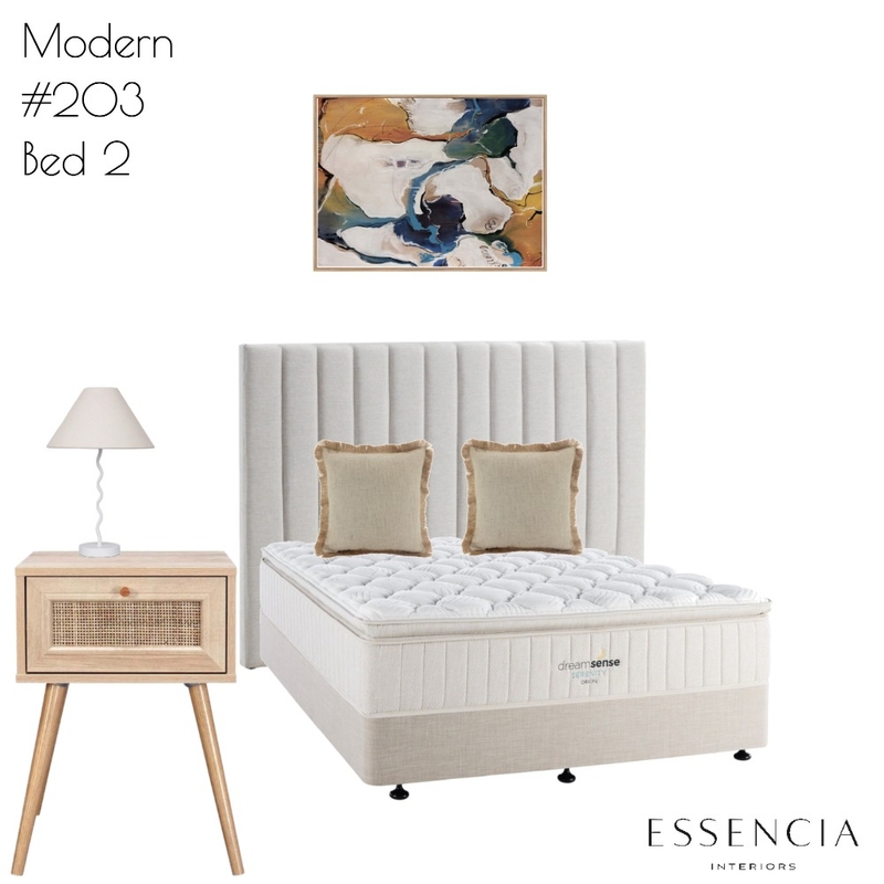 P.M. Residences #203 Bed2 Mood Board by Essencia Interiors on Style Sourcebook