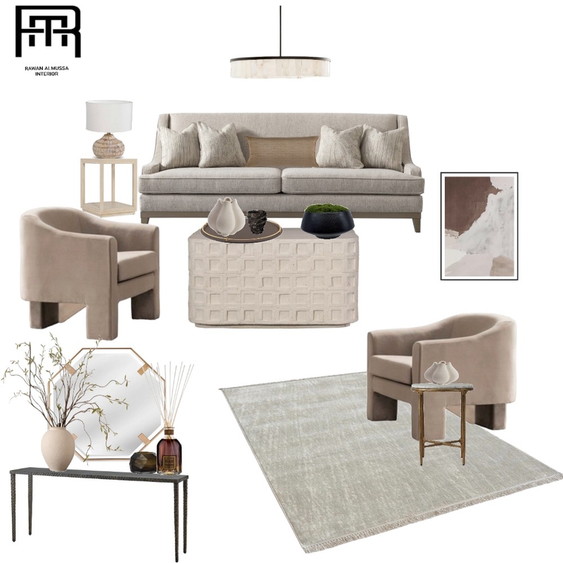 living room for Ashoag Mood Board by Rawan1 on Style Sourcebook