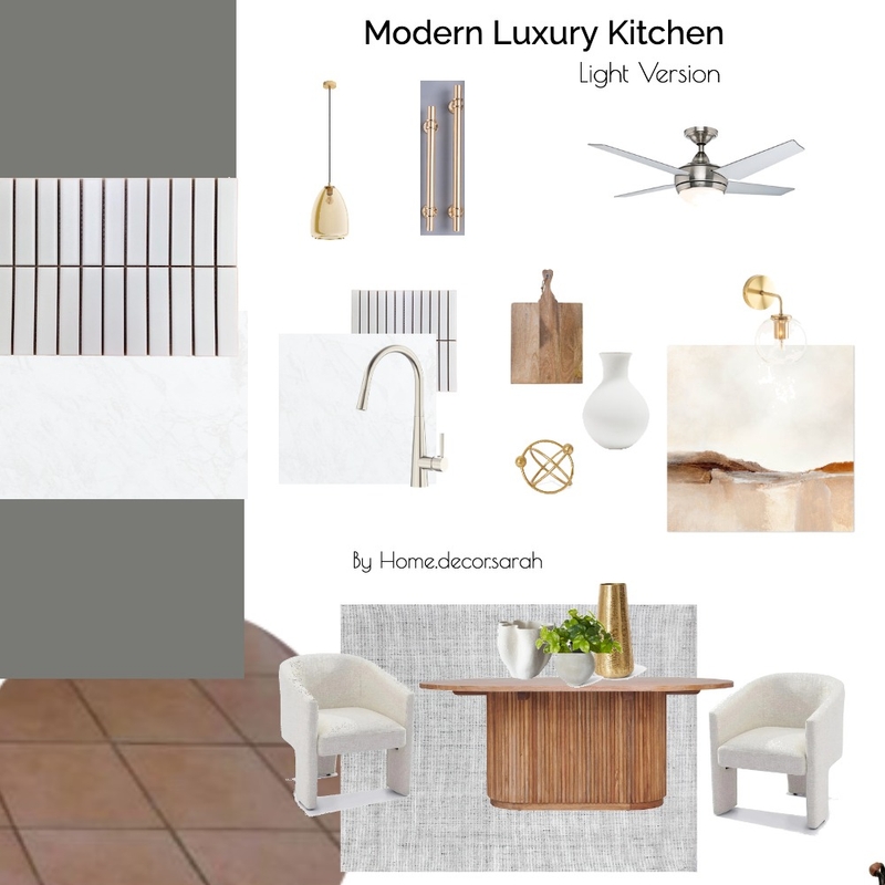 light modern kitchen design Mood Board by Luxuryy on Style Sourcebook