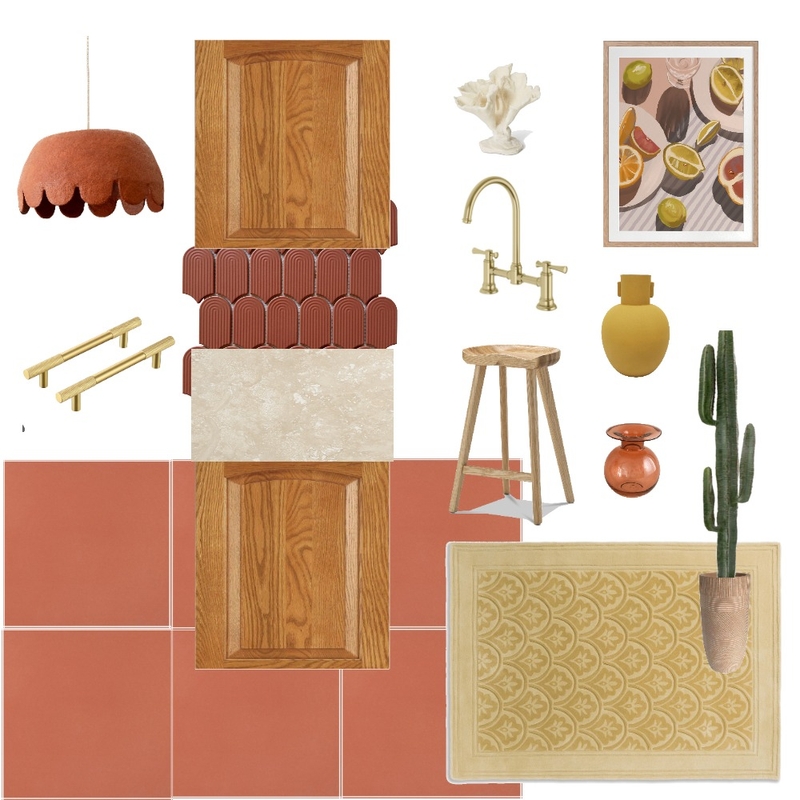 Honey Oak analogous Mood Board by Luxuryy on Style Sourcebook