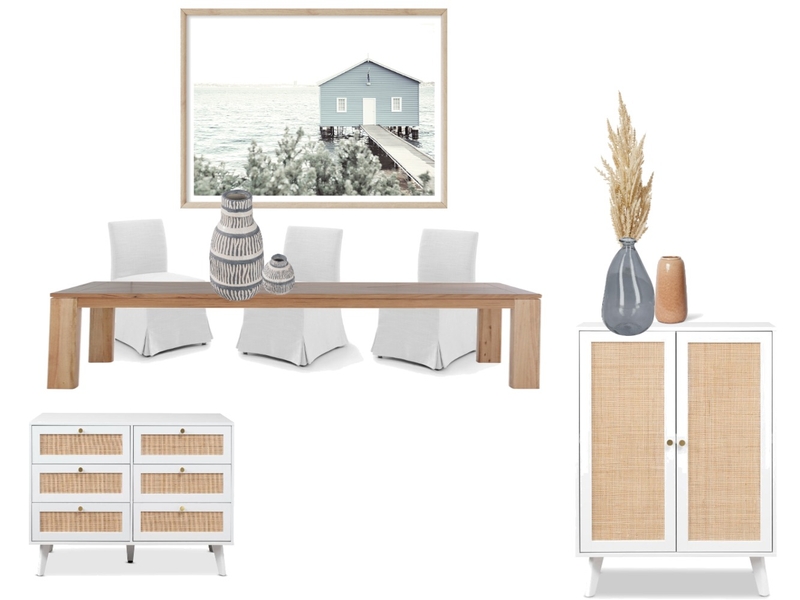 Coastal blue dining room Mood Board by Hails on Style Sourcebook