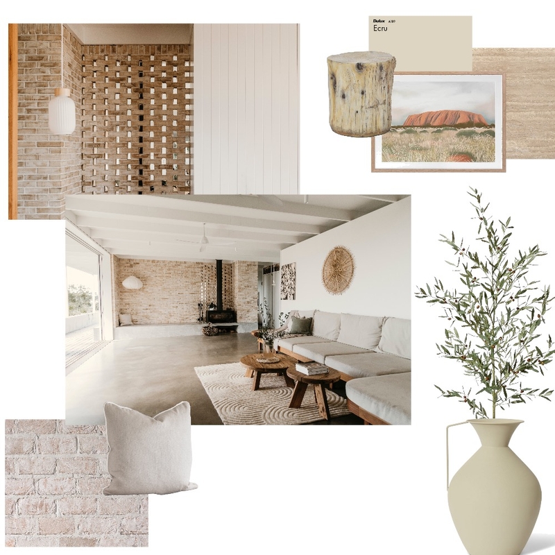 Bay Design Co. Brick Style and Shoot Inspiration Mood Board by FOUR WINDS on Style Sourcebook