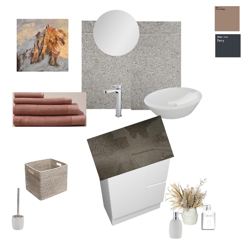 Bathroom downstairs Mood Board by Rowena Interiors on Style Sourcebook