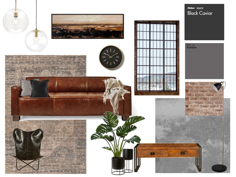 Industrial Design Style Room Board 2 Mood Board by PetaMichael on Style Sourcebook