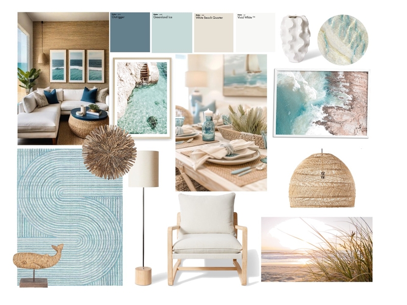 Coastal design style mood board Mood Board by TARASINTERIOR on Style Sourcebook