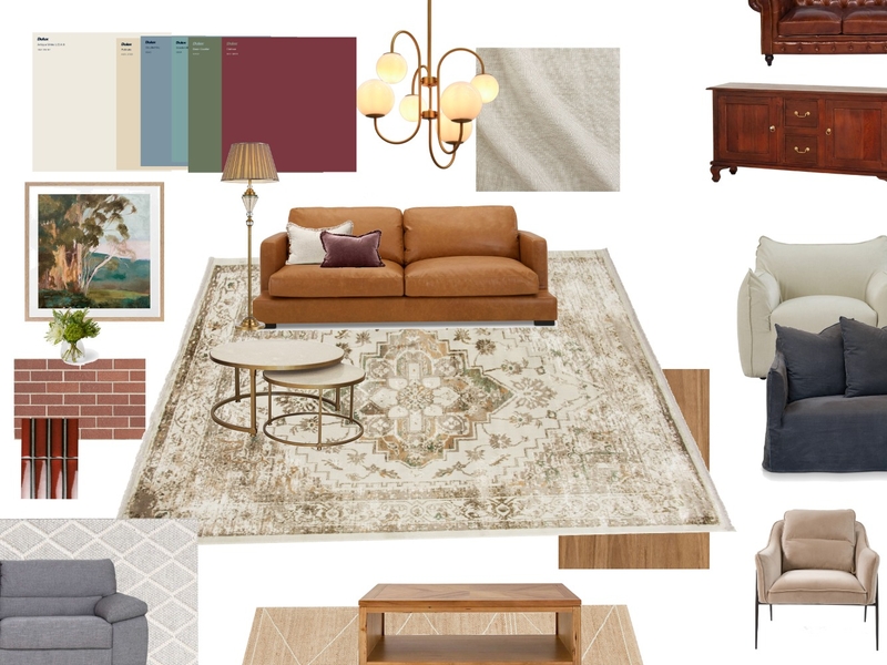 Lounge room Mood Board by bec@mckerrow.com.au on Style Sourcebook