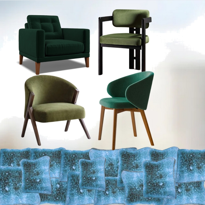 Green chairs blue toast Mood Board by marigoldlily on Style Sourcebook