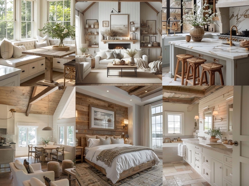 modern farmhouse interior inspo board Mood Board by undefined on Style Sourcebook