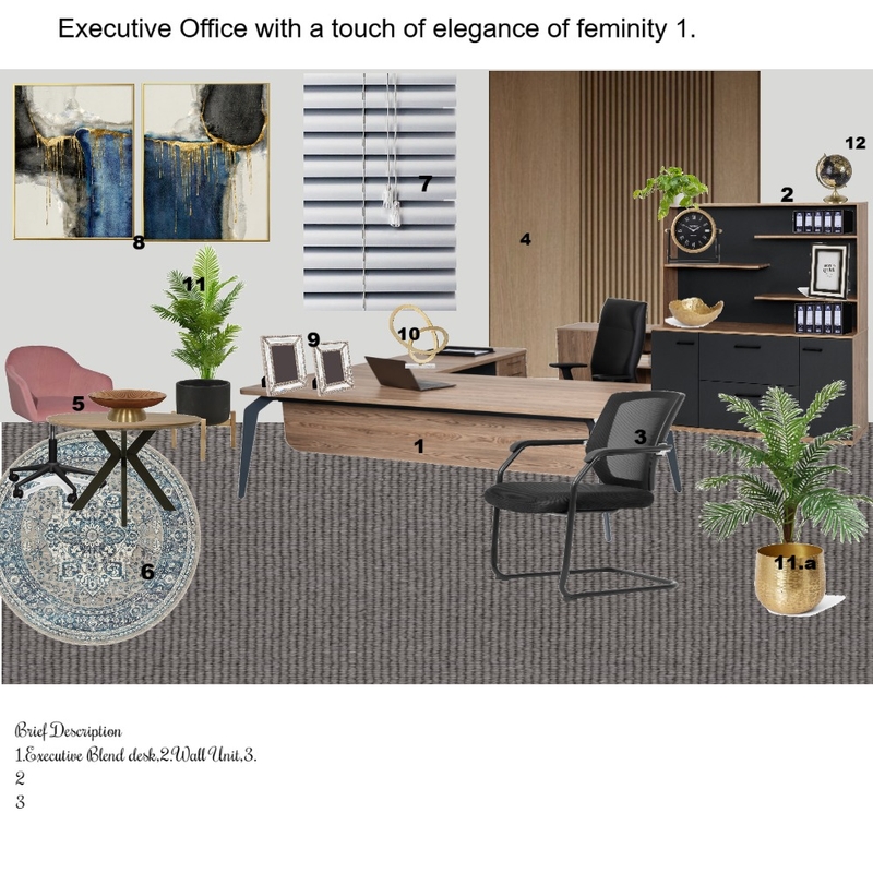 Tshaya Mashabela's - Executive Office 1 Mood Board by Asma Murekatete on Style Sourcebook