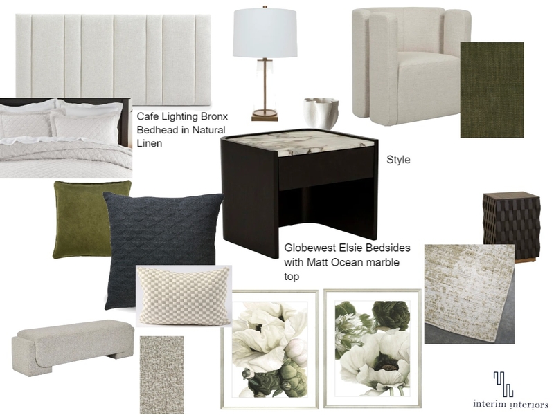 Tony and Silvana Bedroom Mood Board by Interim Interiors on Style Sourcebook