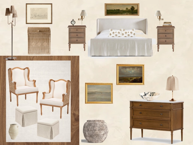 Primary Bedroom Option 2 Mood Board by Lazuli Azul Designs on Style Sourcebook